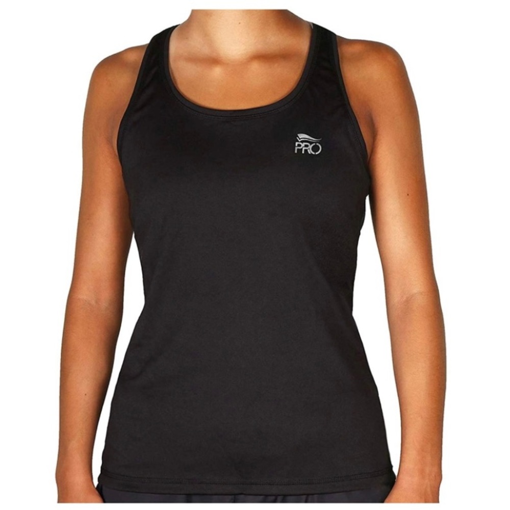 Crivit PRO Women's Running Tank Top Athletic Performance Black Coral